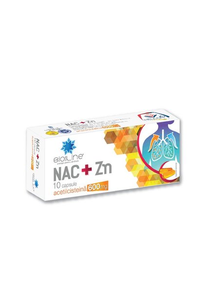 Acetilcisteina – NAC+Zn 600 mg cu vitamina C