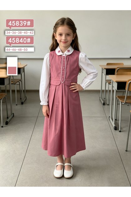 School Apron 2 Pieces