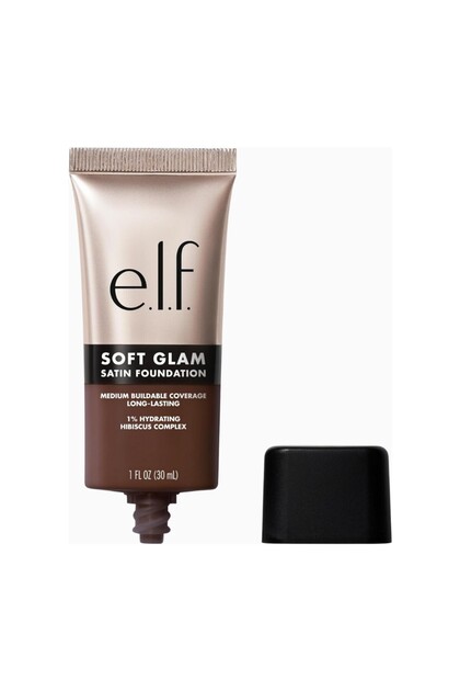E.L.F Soft Glam Satin Foundation, Medium Coverage, Breathable and Long-Lasting