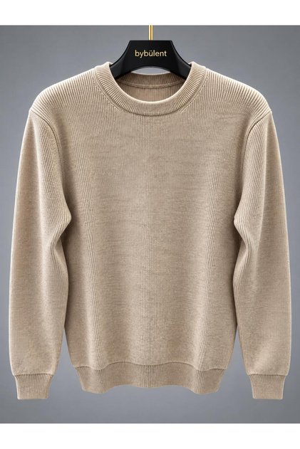 Men's Pure Wool Quality Anti-Pilling Special Production Crew Neck Sweater