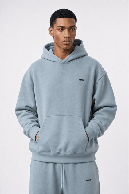 Erkek Basic Oversize Hoodie Prada