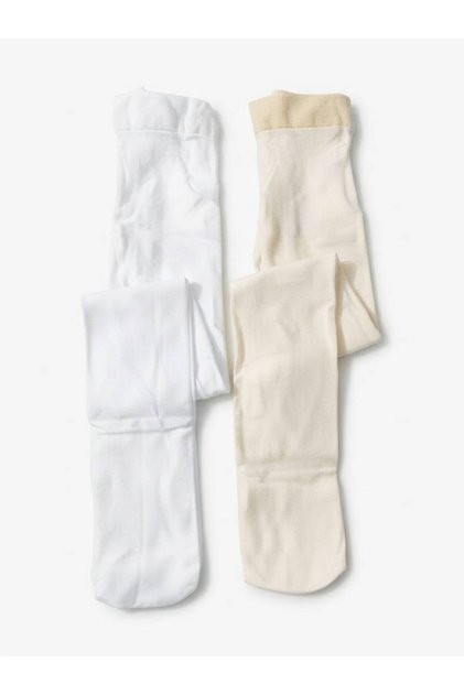 2-Pack Jacquard Knitwear Pantyhose White/Vanilla