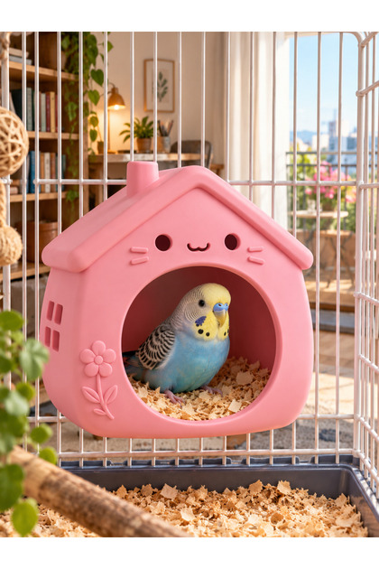 Bird Nest Budgie Bird Nest Bird Cage for Birds (Mixed Color)