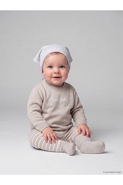 I Printed Baby Boy Knitwear Set from Freezen Store