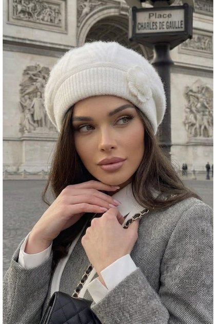 Motif Decorated Women's Painter Beret