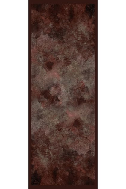 Düş Desenli Pamuklu Şal - Bordo
