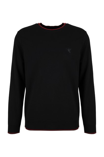 Siyah Erkek Sweatshirt F5WM-SWT 2276