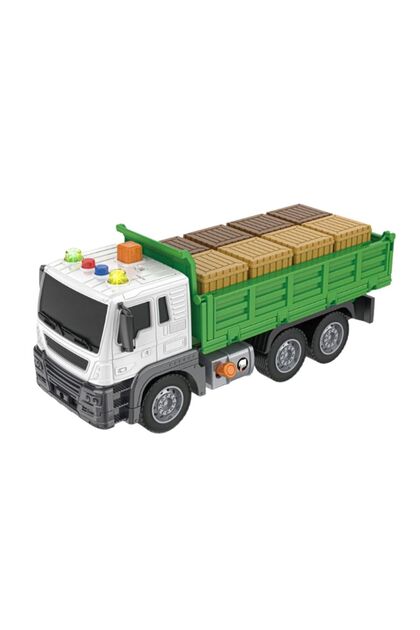 Играчка камион за превоз на каси JSTOYS JS118A, 1:16, с фрикционен механизъм, светлини и звуци