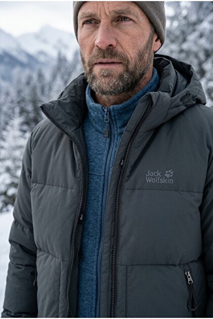Jack Wolfskin Dellbrueck Jkt Unisex Outdoor Montu (500 Dolgu Kaz