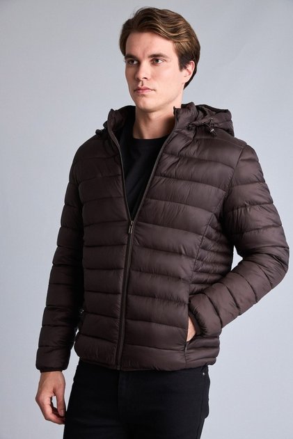 Warm Water-Repellent Slim Fit Coat N4661Az26Au