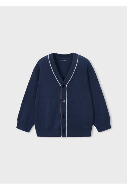 Boy's Buttoned Cardigan Navy Blue 4302