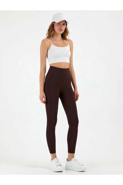 Kadın Yüksek Bel Geniş Kemerli Sıkılaştırıcı Toparlayıcı Özellikli Özel Seri Tayt / Women High Waist Wide Belt Slimming Shaping Feature Special Series Leggings