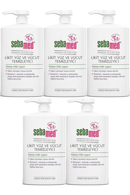 Face and Body Cleansing Liquid 300 ml (Set of 5)