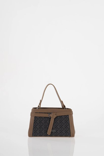 Lock Detailed Bag Mink