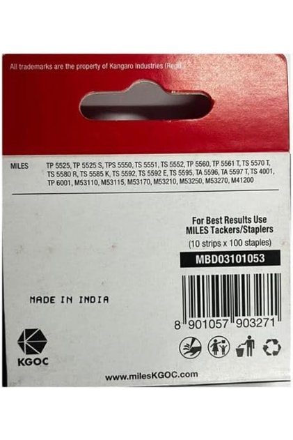 No.3 Cable Tacker Staples Set, 10 mm Size