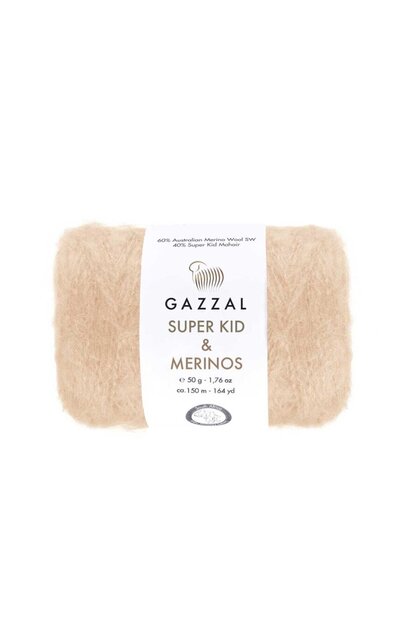 Super Kid Merinos Merino Wool Mohair Knitting Yarn 50 Gr 150 m – 1 Piece-61278