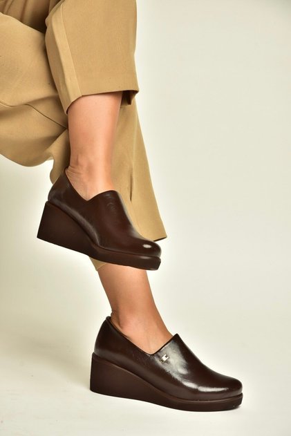 Z602181660 Brown Rustic Casual Women's Shoes