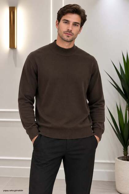 Men's Half Turtleneck Sweater