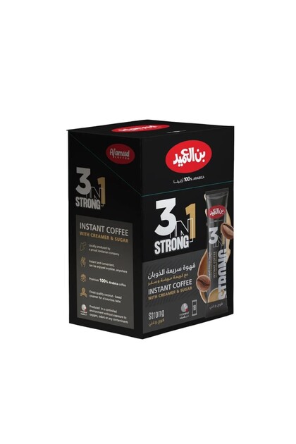 Al Ameed Instant Coffee 3 in 1 Strong - 18 Sachets