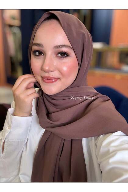 Crepe chiffon shawl