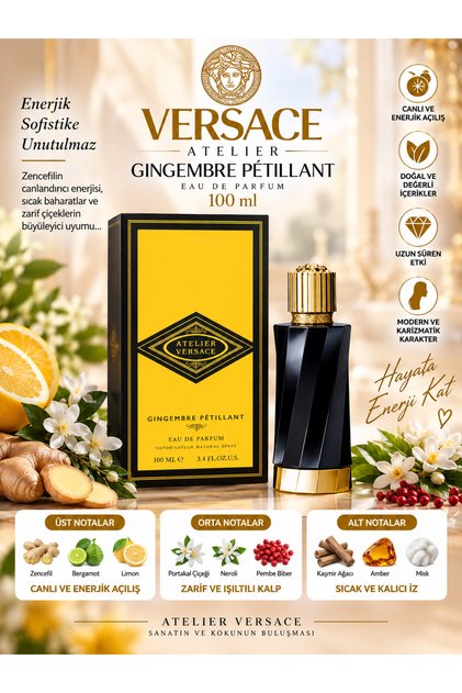 Gingembre Pétillant Eau De Parfum 100 ml - Kırmızı Zencefil, Yasemin ve Vanilya Notalı Parfüm