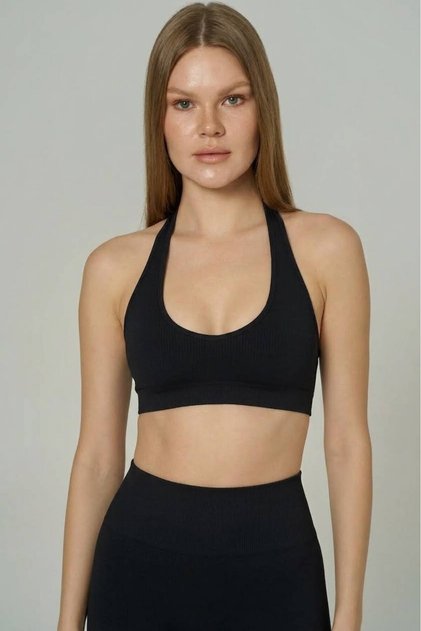 SEAMLESS MOVE SİYAH HALTER YAKA BRA