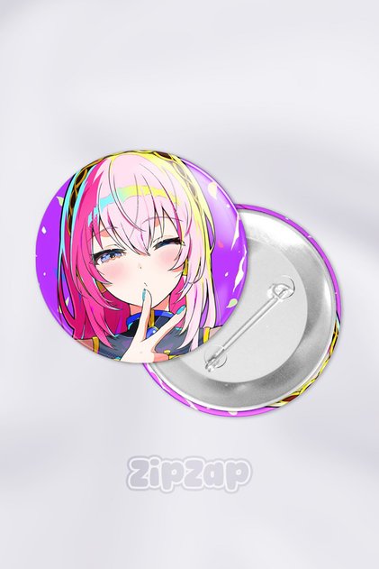 Megurine Luka Vocaloid Bag Ornament Badge Pin Button Badge Set (1 Piece)