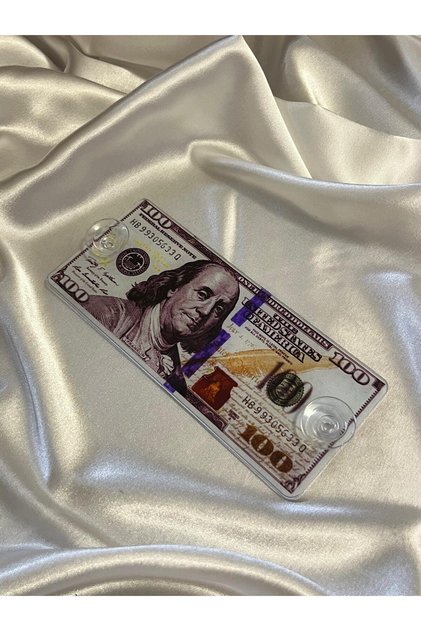 VANTUZLU PLEKSİ DOLAR İÇTEN CAMA YAPIŞMA ARMA 19 X 5,5 CM