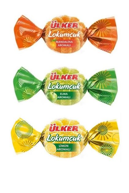 Lokumcuk Apple, Tangerine and Lemon Flavored Soft Candy 1 Kg.