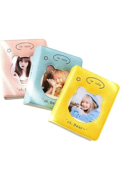 3 Inch Mini Photo Album, Kpop Photocard Binder with 36 Pockets, Scrapbook for Photos Collect
