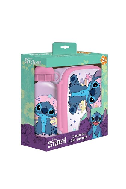 Set Lilo&Stitch cutie sandwich 800 ml + sticla apa aluminiu 500 ml