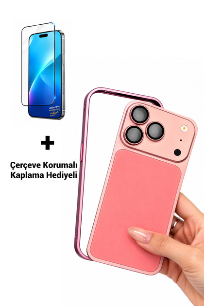 For iPhone 17Pro Phone 18Pro Metal Conversion Kit Set Case Frame Protected Cover Aslan3Pro Glass Transparent Cover