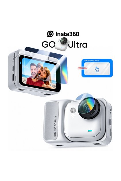 Insta360 GO Ultra Temperli Ekran Koruyucu 9H Sertlik, AR Yansıma Önleyici, Parmak İzi Önleyici, AR/AF Kolay Uygulama