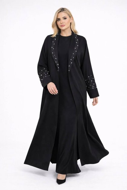 Women's collar stonework detail 2 piece set