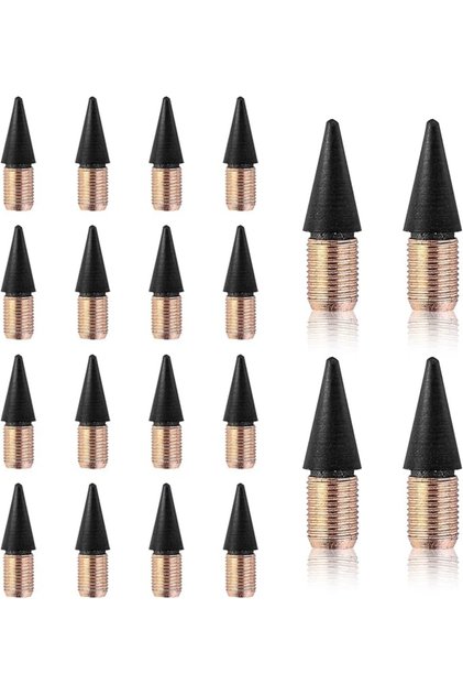 20 Pieces Infinity Pencil Replaceable Nibs,Inkless Eternal Pencils Head For Writing Stationery