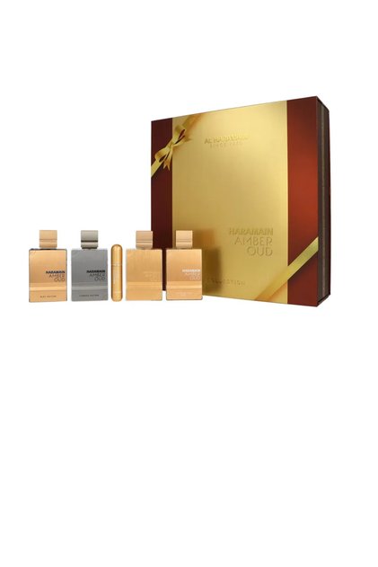Колекционен комплект Amber Oud , 4 x 60 мл Gold + Bleu + White + Carbon Edition , ексклузивен подаръчен комплект