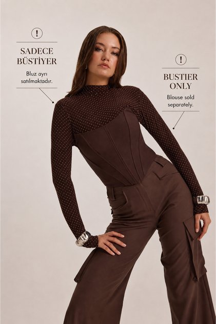 The Poise Bustier Brown