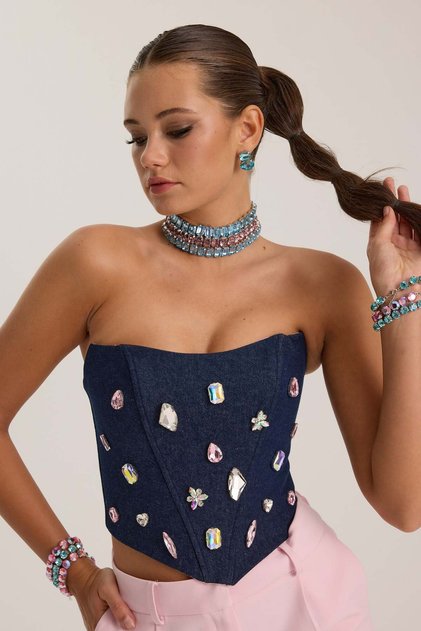 Nok Iconic Jewel Korse Koyu Mavi