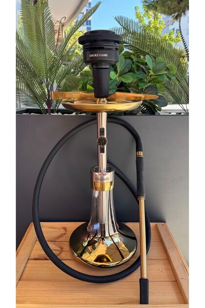 E38 Kompresör Plus V2 Titanyum Seri Nargile Takımı
