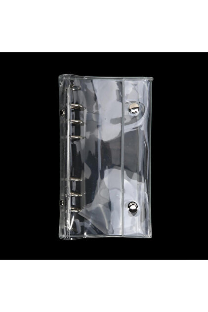 A6 Transparent A6 Narrow Loose Leaf Book with 1 or 2 Grid 10sheets page Storage Bags Postcards Binde