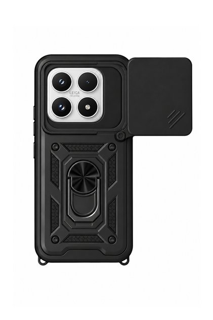 Glide Series Mi 17 Compatible Case with Sliding Camera Protection and Ring Stand