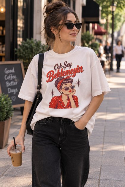 Oversize Unisex Printed T-Shirt – Relaxed Fit Casual T-Shirt