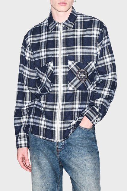Ekoseli Oversize Fit Uzun Kollu Gömlek Erkek GÖMLEK XM003255 AF27138 FB529