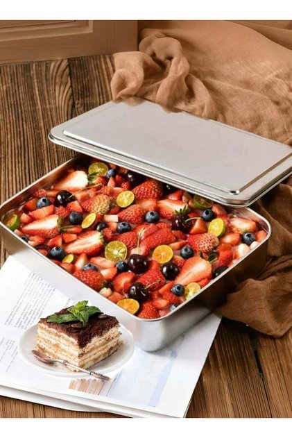 Stainless Steel Bread Loaf Pan with Lid,Multifunctional, Deep, and Thickened, Baking Bakeware Bakin