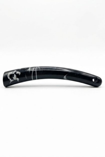 1 Piece Knitted Handmade Bag Handle Hobby Shiny Ivory Model Acrylic Bag Handle 16 cm - Black