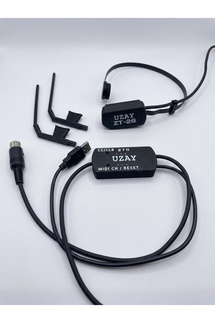 UZAY ZT-26 USB MIDI Breath Controller – Nefes Kontrolcüsü ve Üfleme Sensörü (Klavye, Synthesizer ve DAW Uyumlu)