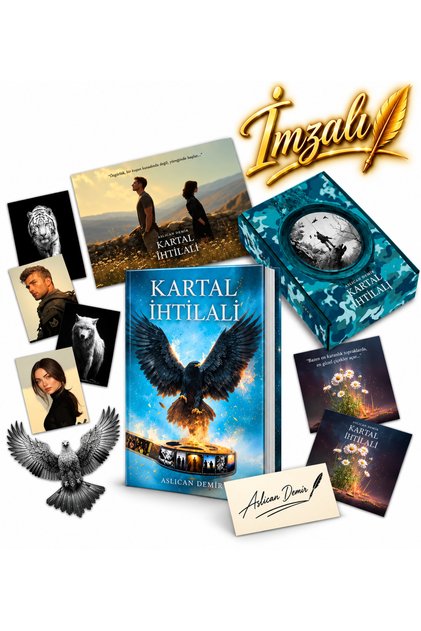 İmzalı Kartal İhtilali - Yan Boyamalı Özel Kutulu Set