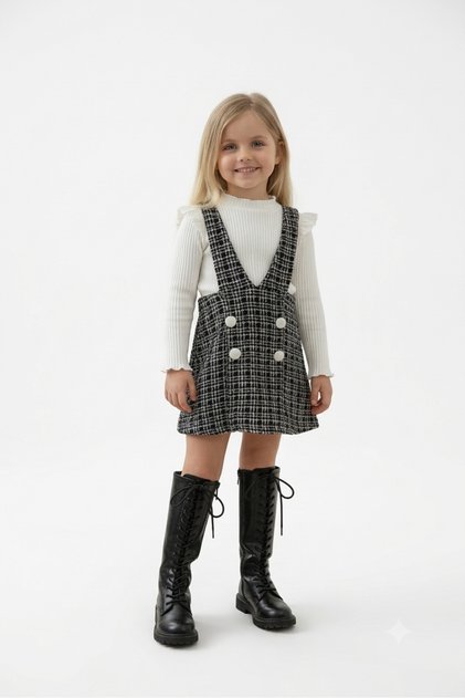 Slopet Skirt and Sweater Girls' 2-Piece Set