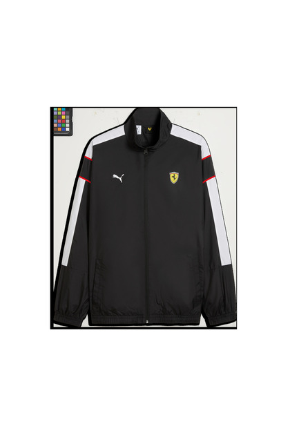 Ferrari MT7 Woven Jacket Erkek Siyah Ceket