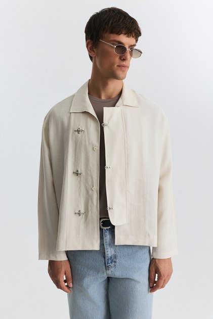 Fancy Metal Buttoned Shirt
